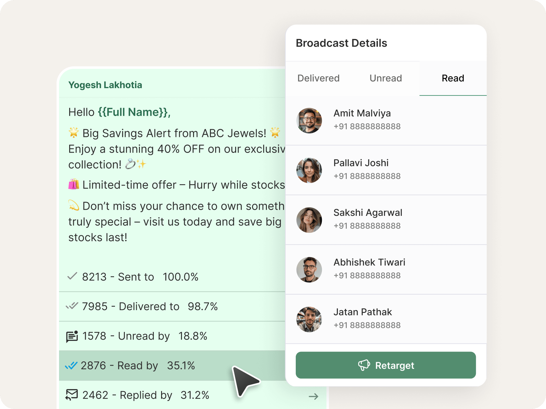 Analyse Results and Retarget customers