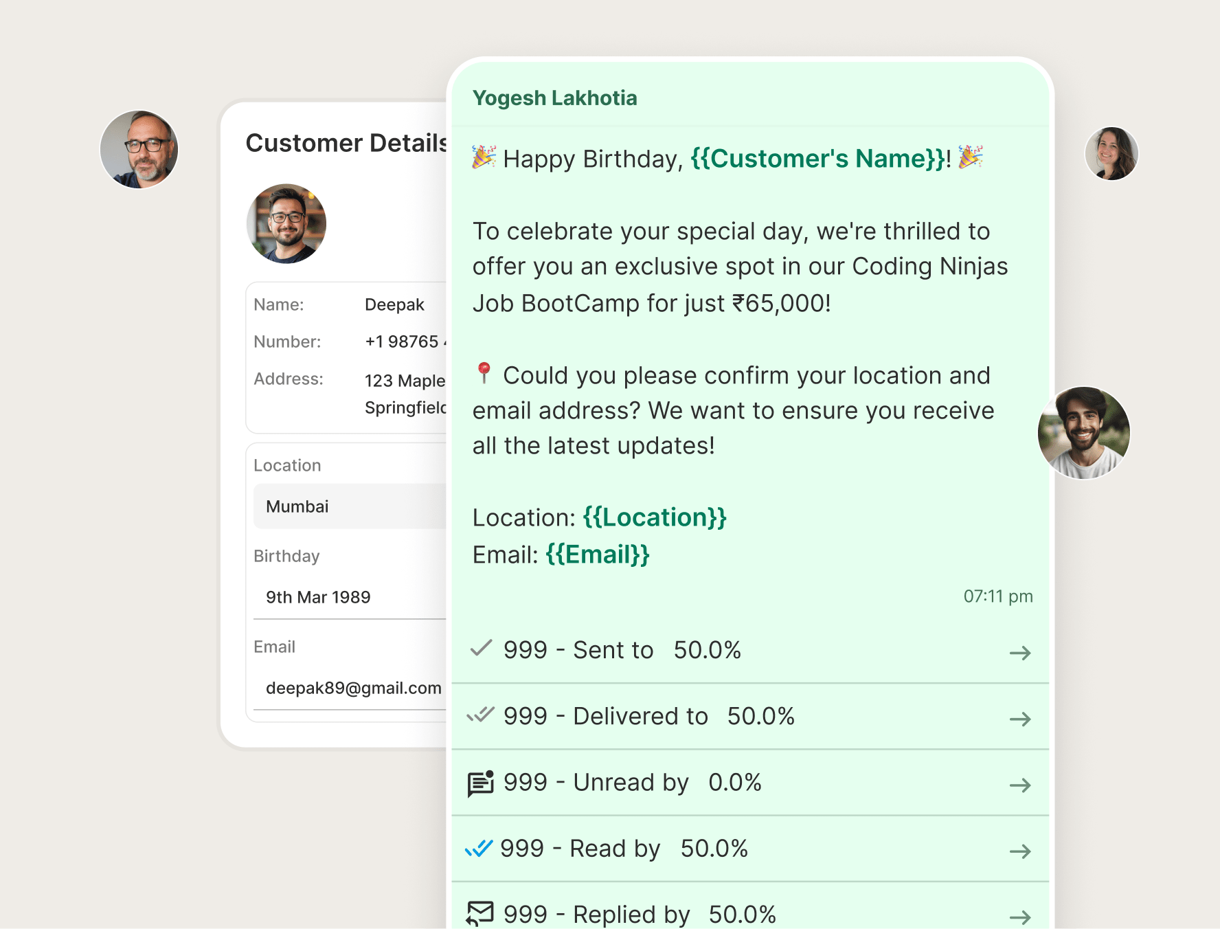 Personalize Messages