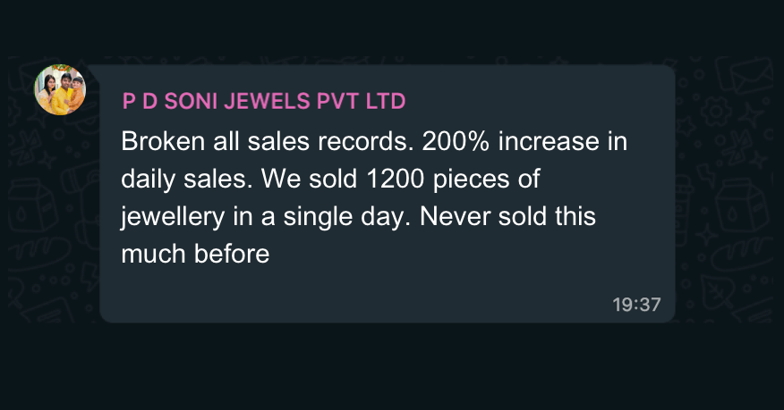 review by Krushang Soni Director, P D SONI JEWELS PVT LTD