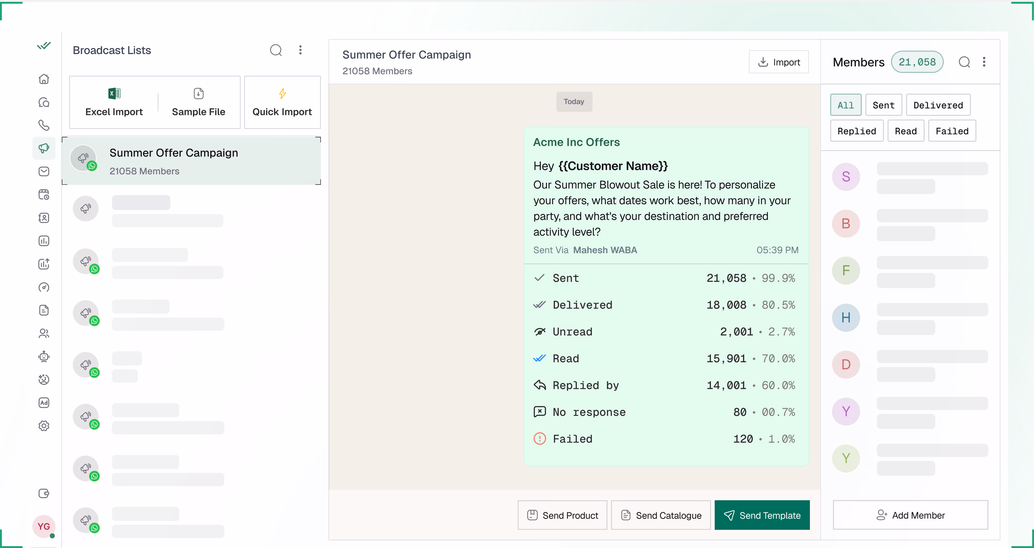 Broadcasting screenshot